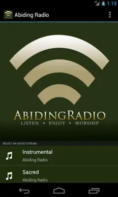 Abiding Radio android App screenshot 1